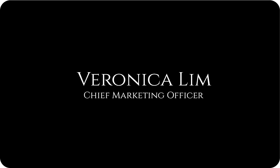 Black Matte/Glossy NFC Card (Contactless business card)